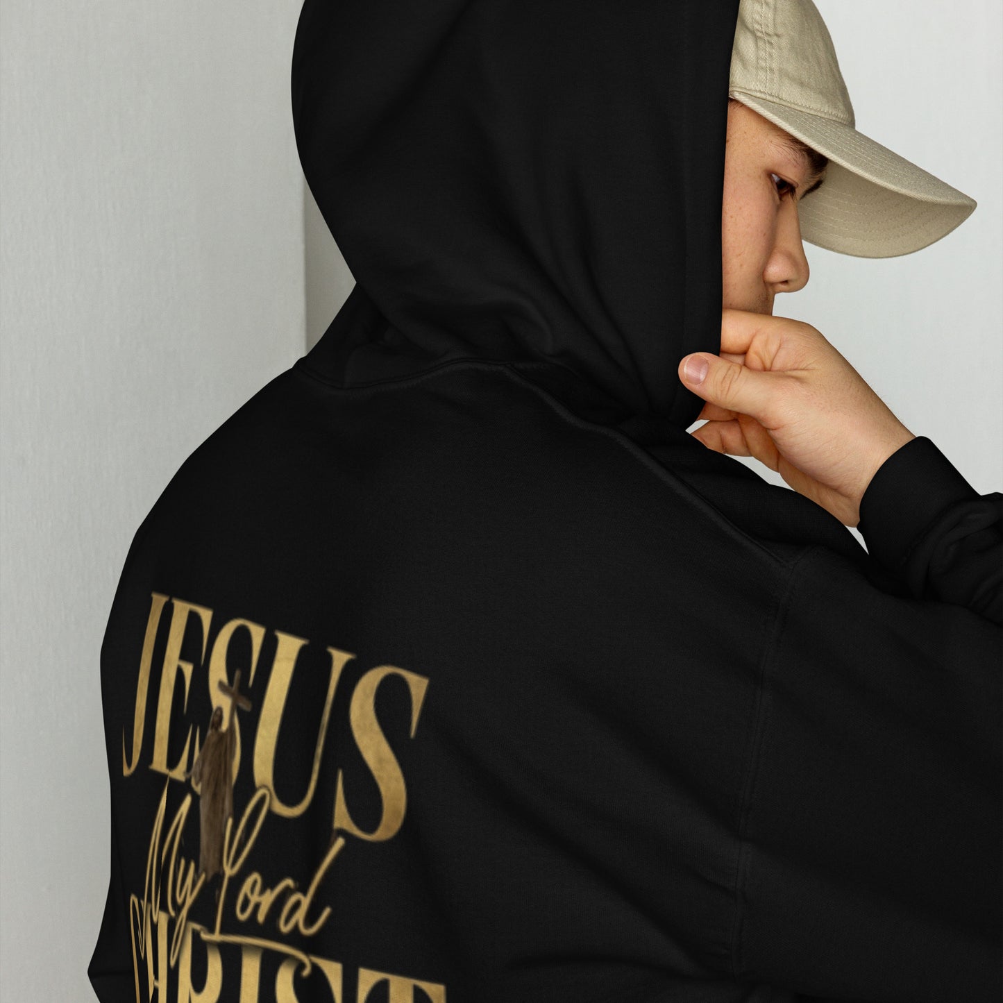 SUDADERA CON CAPUCHA JESUS CHRIST MY LORD