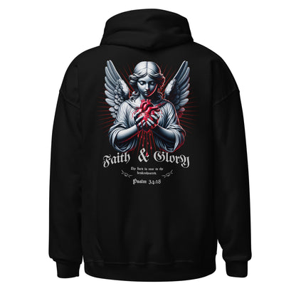 SUDADERA CON CAPUCHA SALMO 34:18