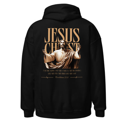 SUDADERA CON CAPUCHA JESUS CHRIST