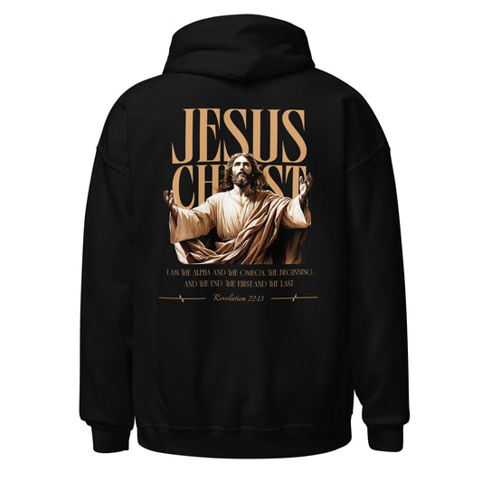 SUDADERA CON CAPUCHA JESUS CHRIST