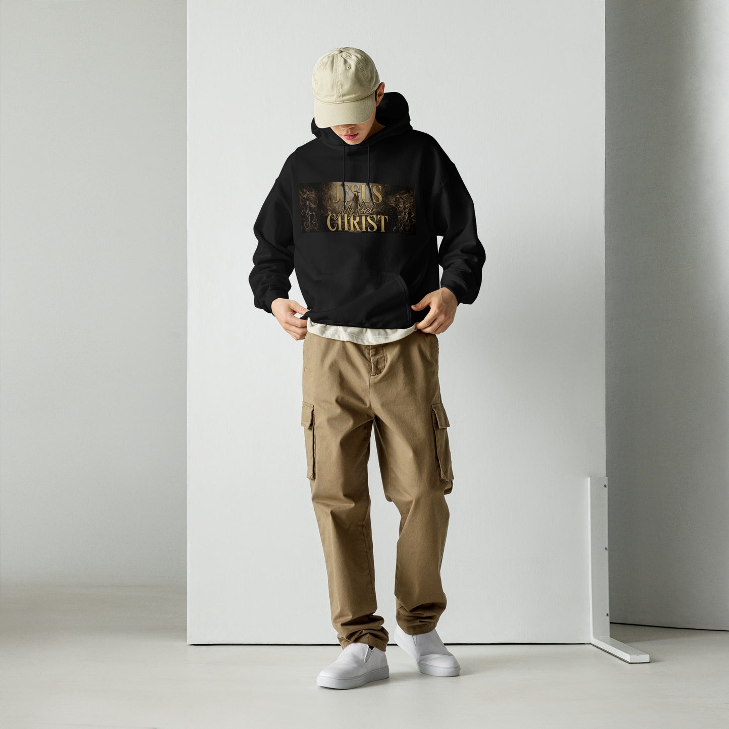 SUDADERA CON CAPUCHA JESUS CHRIST MY LORD
